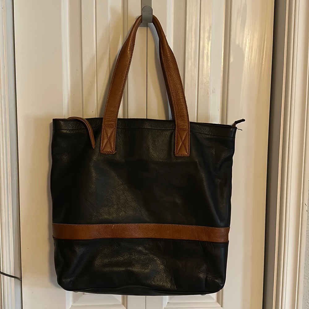 Pottery Barn Leather tote